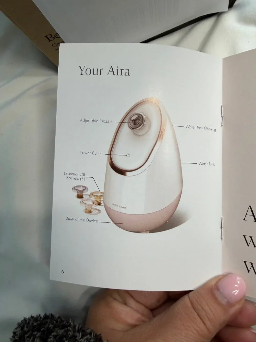 NEW Vanity Planet Aira Ionic Facial Steamer Rose Gold | Nano Ionic Pore Cleanser